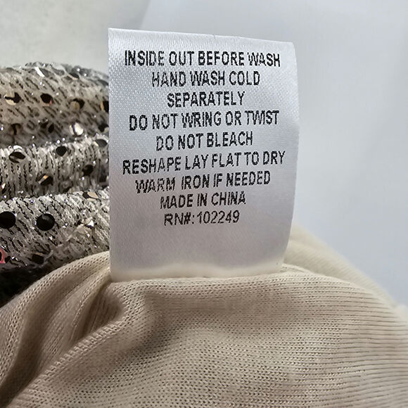 Anthropologie Skies Are Blue Womans size XS Animal Print Midi Dress Sequins NEW - Picture 8 of 9